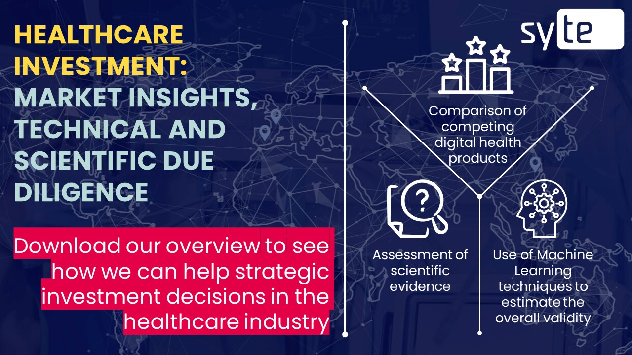 Healthcare Investment - Market insights, technical and scientific due diligence